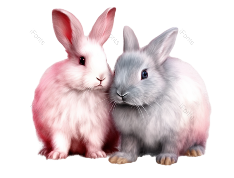 节日图片,元素元素,卡通PNG,兔子免抠素材